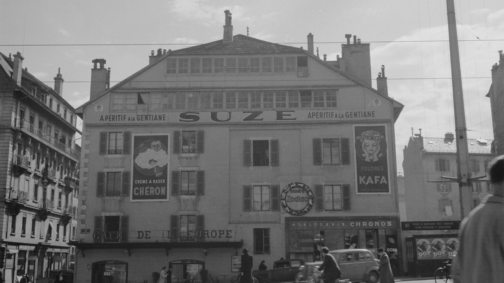 Café de l'Europe à Genève.