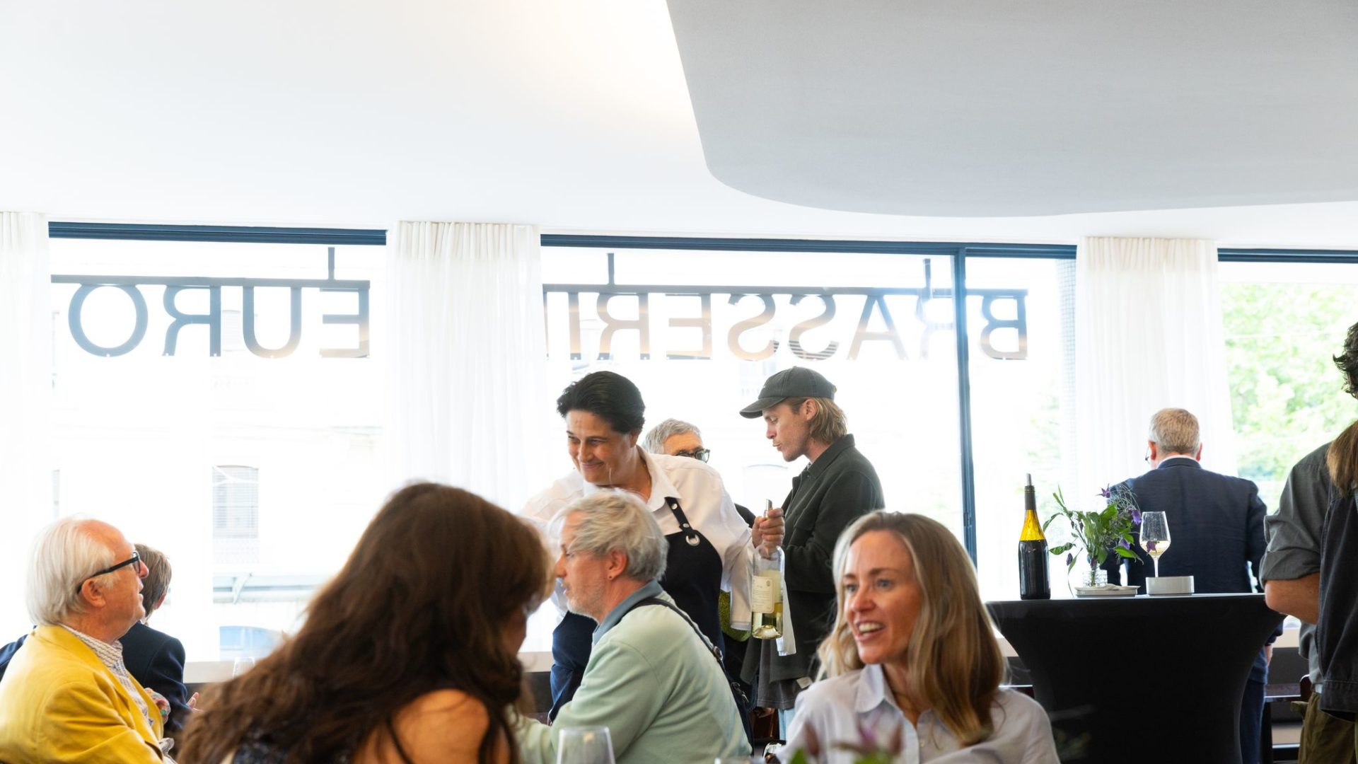 Ambiance à la Brasserie de l'Europe à Genève